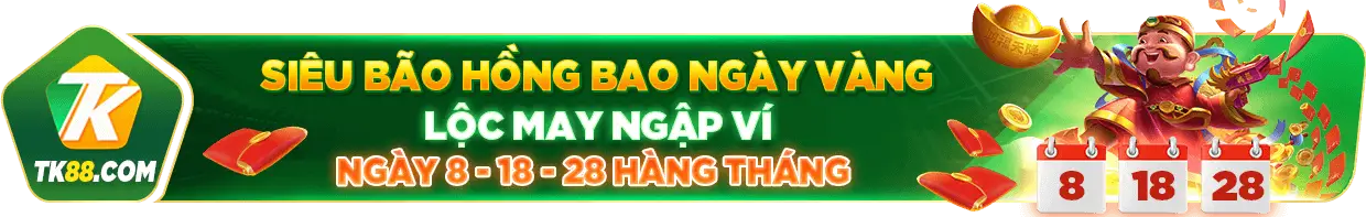 TK88 - Nhà Cái Uy Tín 2026 - Link TK88.COM Chính Thức 4 banner hồng bao vàng