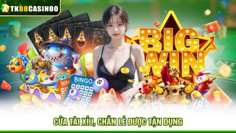 Sicbo 60s TK88 - Trải Nghiệm Nhanh, Tỷ Lệ Hấp Dẫn 4 Cửa Tài Xỉu, chẵn lẻ được tận dụng