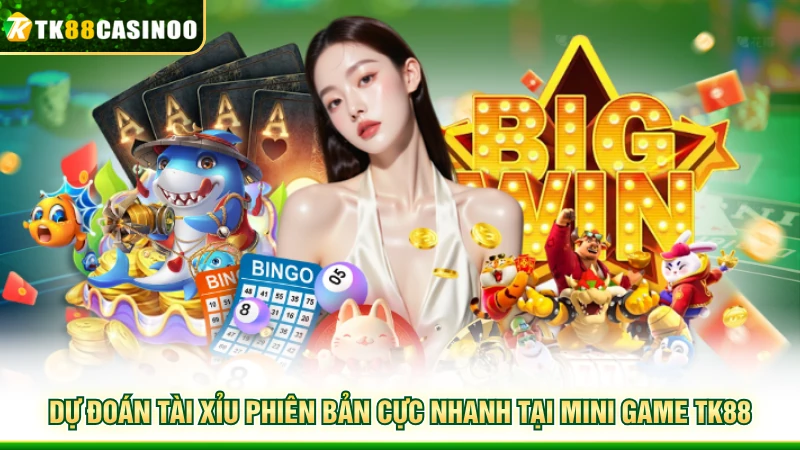 Mini Game TK88 - Sảnh Chơi Hiện Đại, Cược Nhanh Thắng Nhanh 3 Dự đoán Tài Xỉu phiên bản cực nhanh tại mini game TK88