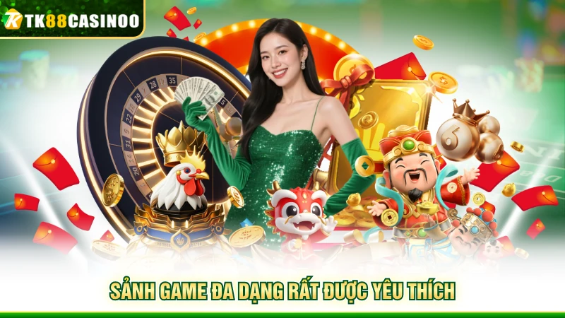 Giới Thiệu TK88 - Sân Chơi Xanh Chín, Minh Bạch Số 1 4 Sảnh game đa dạng rất được yêu thích