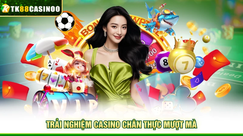 Giới Thiệu TK88 - Sân Chơi Xanh Chín, Minh Bạch Số 1 5 Trải nghiệm casino chân thực mượt mà